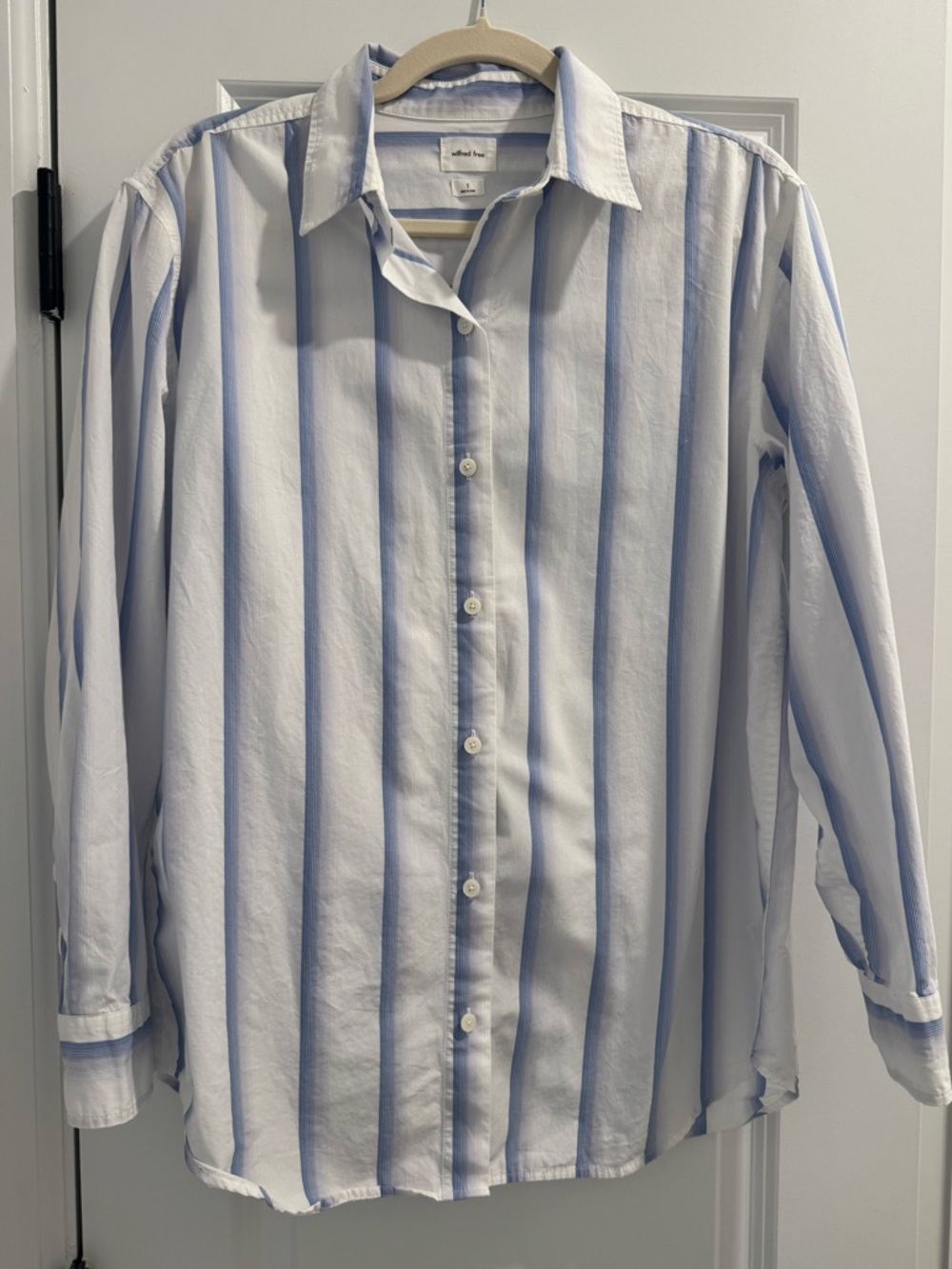 Wilfred Free by Aritzia Relaxed Cotton Button Up